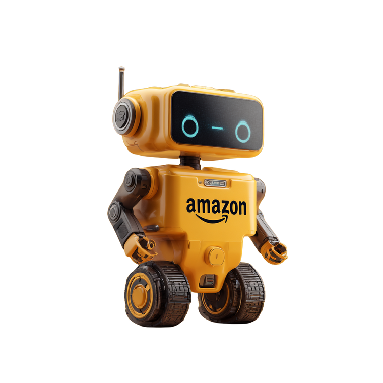 Amazon Robot V2 Vinyl Car Decal Sticker – Waterproof & UV-Resistant 3.4133333333333336"