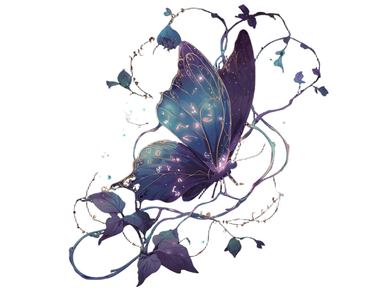 Magical Butterfly V11 Vinyl Car Decal Sticker – Waterproof & UV-Resistant 6.1866666666666665"
