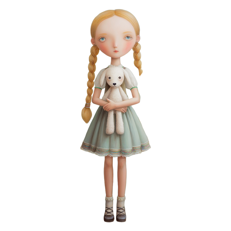 Dreamy Dancing Girl V2 Vinyl Car Decal Sticker – Waterproof & UV-Resistant 3.4133333333333336"