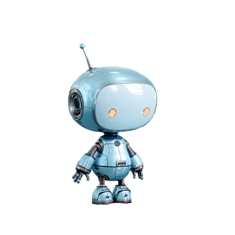 Futuristic Chibi Robot V2 Vinyl Car Decal Sticker – Waterproof & UV-Resistant 3.4133333333333336"
