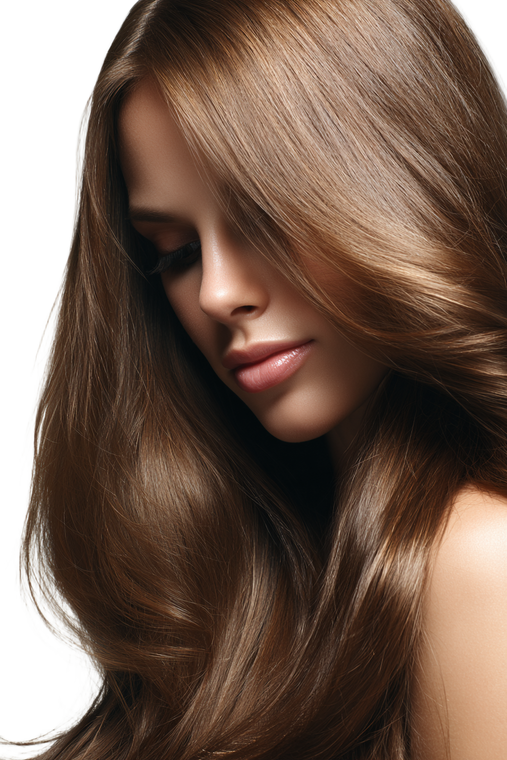 Graceful Hair Portrait Vinyl Car Decal Sticker – Waterproof & UV-Resistant 8.96"