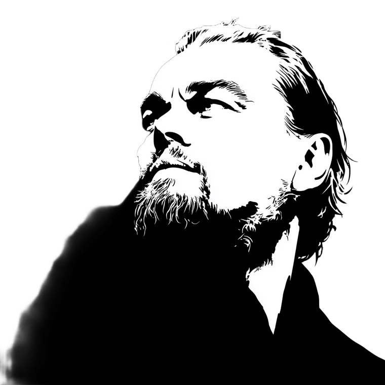 Leonardo Dicaprio V2 Vinyl Car Decal Sticker – Waterproof & UV-Resistant 3.4133333333333336"