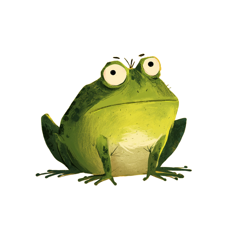 Goofy Frog Vinyl Car Decal Sticker – Waterproof & UV-Resistant 3.4133333333333336"