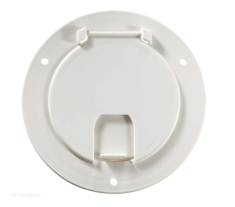 Deluxe Round Electrical Cord Hatch | For Up to 50 Amp Cords | Easy Install, Lifetime Warranty