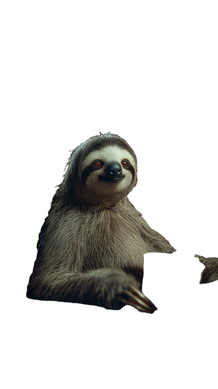 Sloth At Movies V2 Vinyl Car Decal Sticker – Waterproof & UV-Resistant 9.706666666666667"