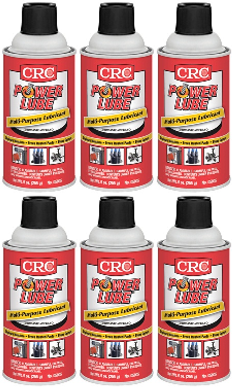 6x CRC Industries Petroleum Multi Purpose Lubricant | Quietly Cleans, Penetrates, & Protects | Ideal for Hinges & Seat Slides