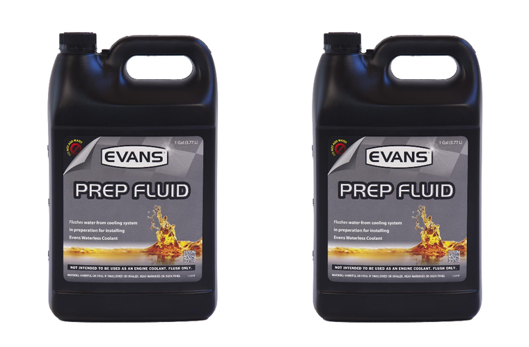 2x Evans Waterless Engine Coolant Engine Flush | Purge Residual Water, Peak Performance, Protect Metals