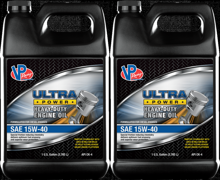 2x VP Racing Ultra Power SAE 15W-40 Synthetic Blend Oil | Superior Wear Protection