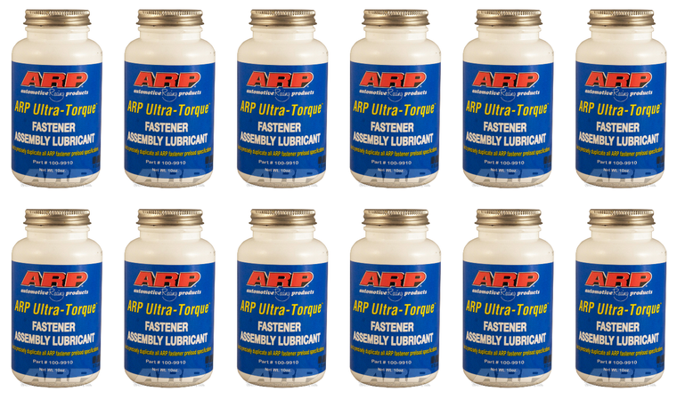 12x ARP Auto Racing Assembly Lube | Prevent Seizing & Galling | Metal Free | 10oz Brush Top