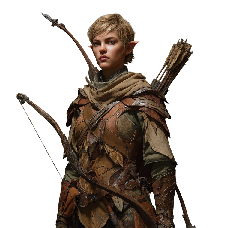 Wood Elf Ranger V15 Vinyl Car Decal Sticker – Waterproof & UV-Resistant 3.4133333333333336"