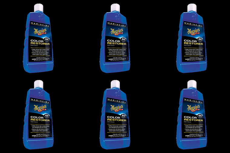 6x Revive Your Boat's Shine | Meguiars Boat Deck Cleaner | Removes Oxidation & Stains | 16oz Bottle