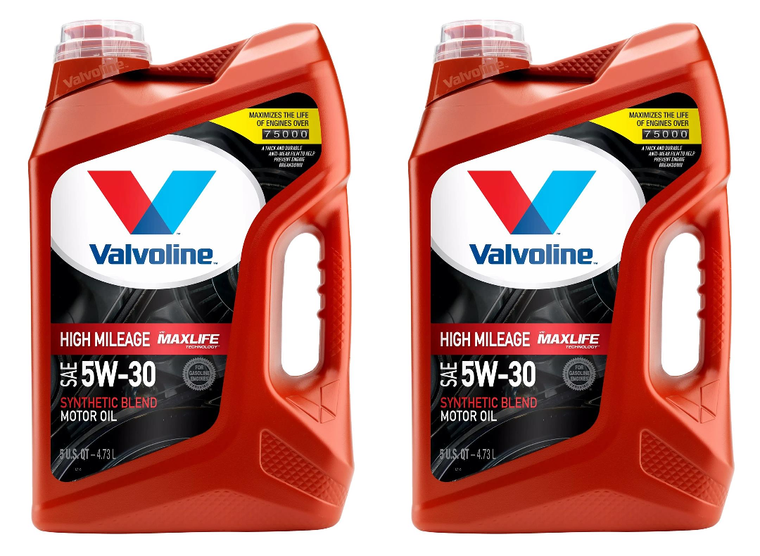 2x Valvoline MaxLife Synthetic Blend Oil | SAE 5W-30 | 5 Quart Jug