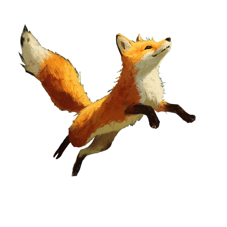 Playful Red Fox V4 Vinyl Car Decal Sticker – Waterproof & UV-Resistant 3.4133333333333336"