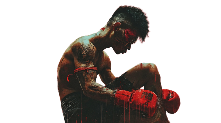 Muay Thai Fighter V15 Vinyl Car Decal Sticker – Waterproof & UV-Resistant 5.4