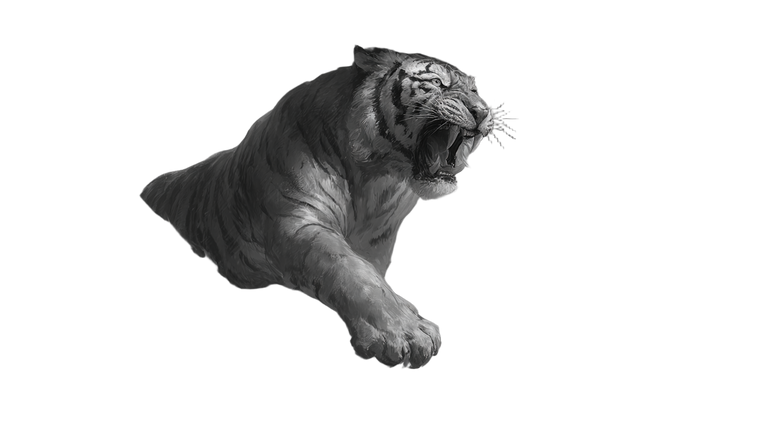 Majestic Tiger V18 Vinyl Car Decal Sticker – Waterproof & UV-Resistant 2.72"