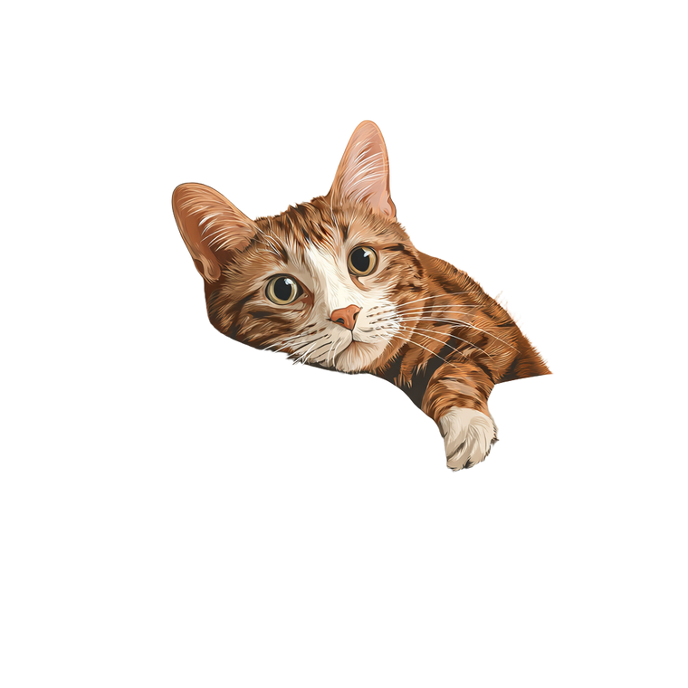 Cat Above Sofa V2 Vinyl Car Decal Sticker – Waterproof & UV-Resistant 3.4133333333333336"