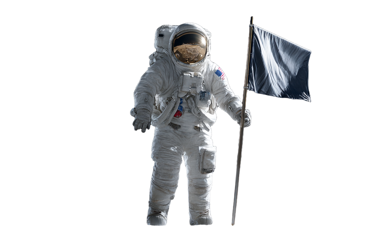 Futuristic Moon Astronaut V2 Vinyl Car Decal Sticker – Waterproof & UV-Resistant 2.933333333333333"