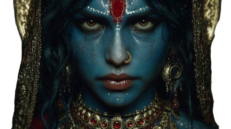 Goddess Kali Portrait V5 Vinyl Car Decal Sticker – Waterproof & UV-Resistant 5.4