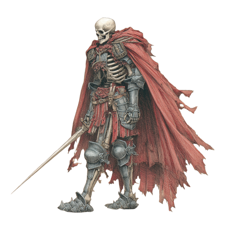 Skull Knight Sketch Vinyl Car Decal Sticker – Waterproof & UV-Resistant 3.4133333333333336"