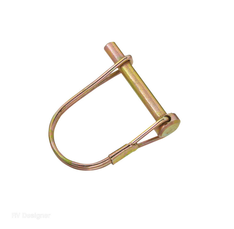 RV Designer Trailer Safety Pin | Secure Latching | Durable Steel | For Smooth RV Transit