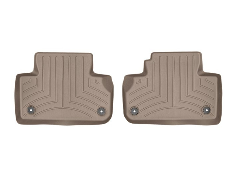 Tan Weathertech Floor Liner | Extreme Interior Protection, Molded Fit | High-Density Material, Channels for Fluids | Perfect Fit, Flexible, Limited Lifetime Warranty