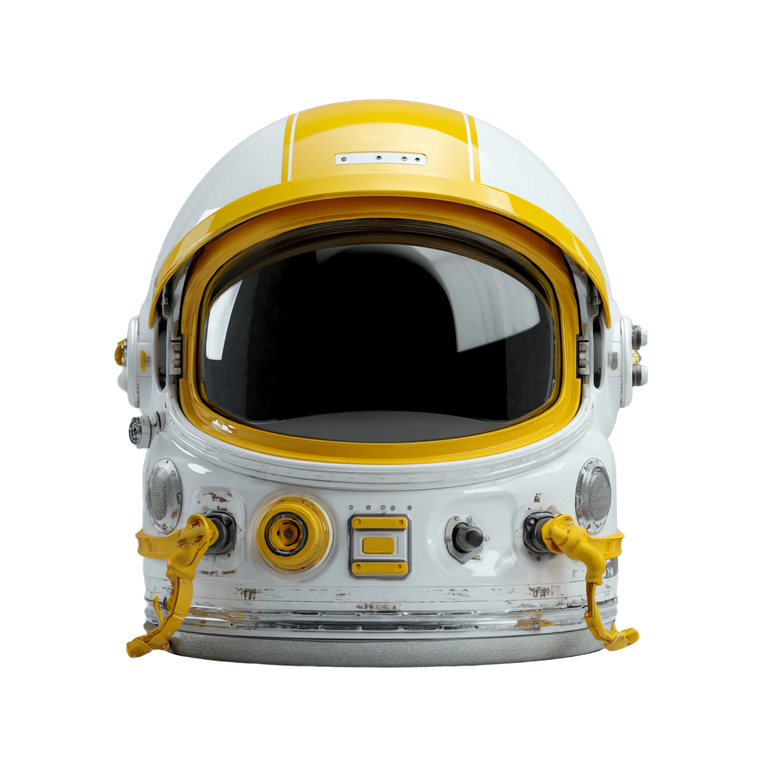 Astronaut Helmet V7 Vinyl Car Decal Sticker – Waterproof & UV-Resistant 3.4133333333333336"