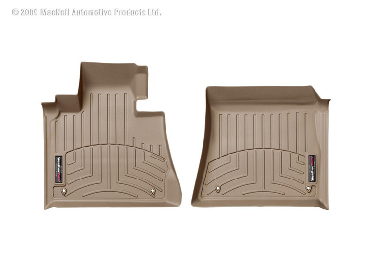 Ultimate Tan Floor Liners | Molded Fit With Fluid Channels | Weathertech