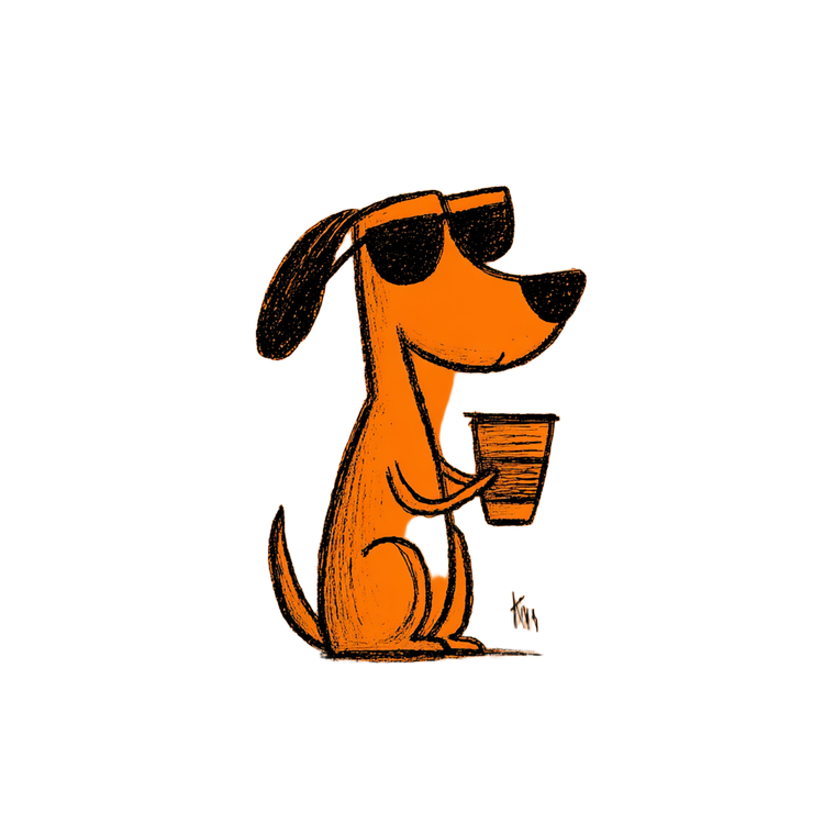 Stylish Dog Sketch V3 Vinyl Car Decal Sticker – Waterproof & UV-Resistant 3.4133333333333336"