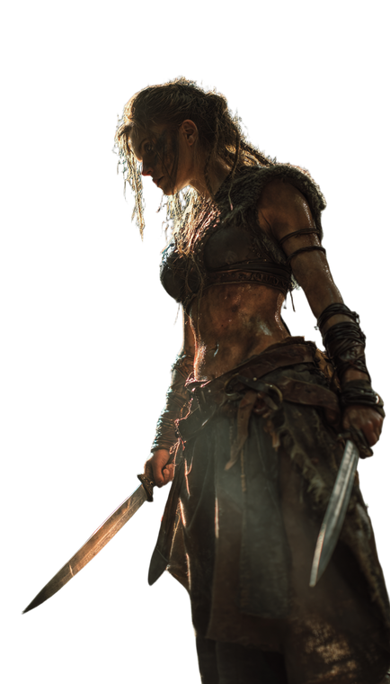 Viking Warrior Woman V38 Vinyl Car Decal Sticker – Waterproof & UV-Resistant 4.8533333333333335"