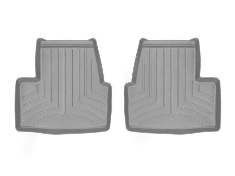 WeatherTech Gray Floor Liner | Molded Fit with Channels and Reservoir | Interior Protection | TPO Material