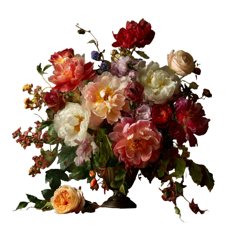 Bright Floral Bouquet Vinyl Car Decal Sticker – Waterproof & UV-Resistant 6.826666666666667"