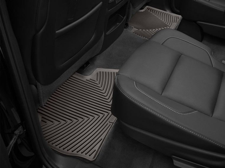 Weathertech All-Weather Floor Mats | Cocoa 2 Piece Set | Deeply Sculpted Channels | Direct-Fit