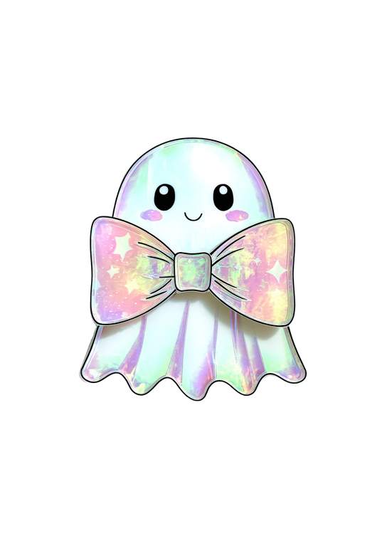 Holographic Ghost Vinyl Car Decal Sticker – Waterproof & UV-Resistant 4.266666666666667"
