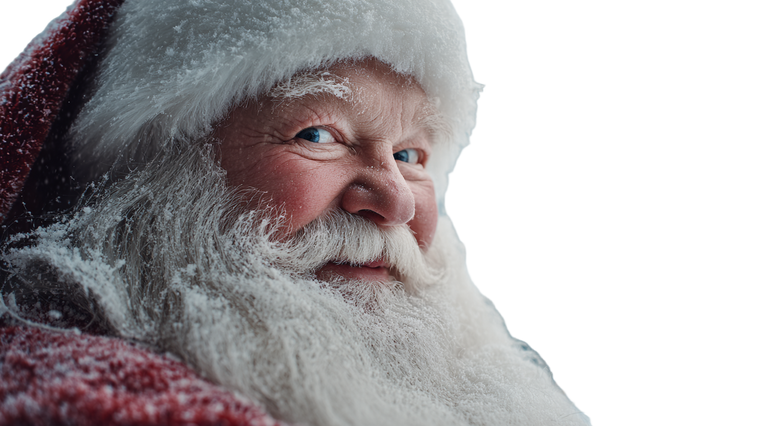 Laughing Santa Claus V2 Vinyl Car Decal Sticker – Waterproof & UV-Resistant 5.4