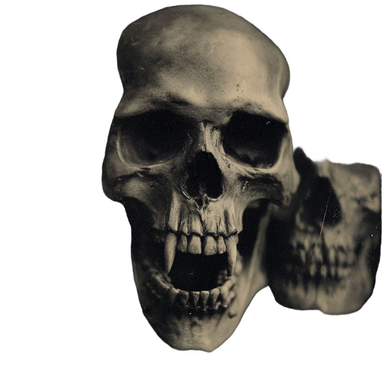 Undead Skull Zombie V3 Vinyl Car Decal Sticker – Waterproof & UV-Resistant 3.4133333333333336"