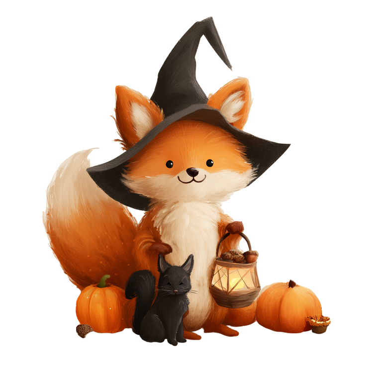 Cute Fox Celebrations Vinyl Car Decal Sticker – Waterproof & UV-Resistant 6.826666666666667"