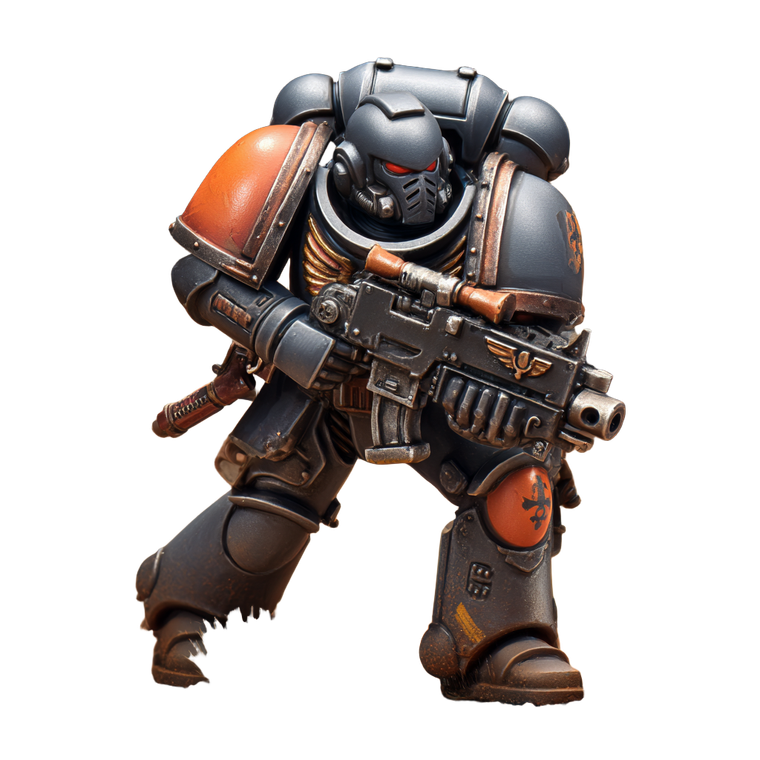 Space Marine Lieutenant V2 Vinyl Car Decal Sticker – Waterproof & UV-Resistant 3.4133333333333336"