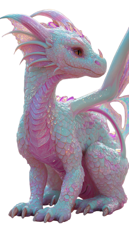 Candy Dragon V3 Vinyl Car Decal Sticker – Waterproof & UV-Resistant 9.706666666666667"