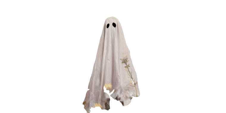 Whimsical Ghost V4 Vinyl Car Decal Sticker – Waterproof & UV-Resistant 5.12"