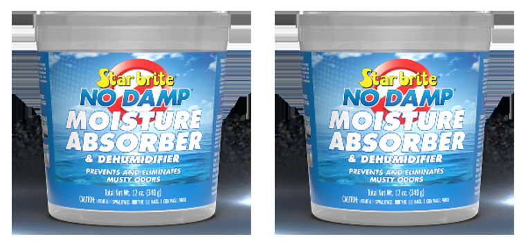 2x Stay Fresh with Star Brite Dehumidifier | No Damp 12oz Granules | Musty Odor Prevention