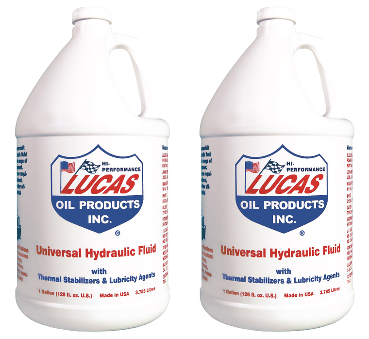 2x Lucas Oil Multi Purpose Hydraulic Fluid | For Hydrostatic Transmissions | Protects, Reduces Downtime, Extends Life