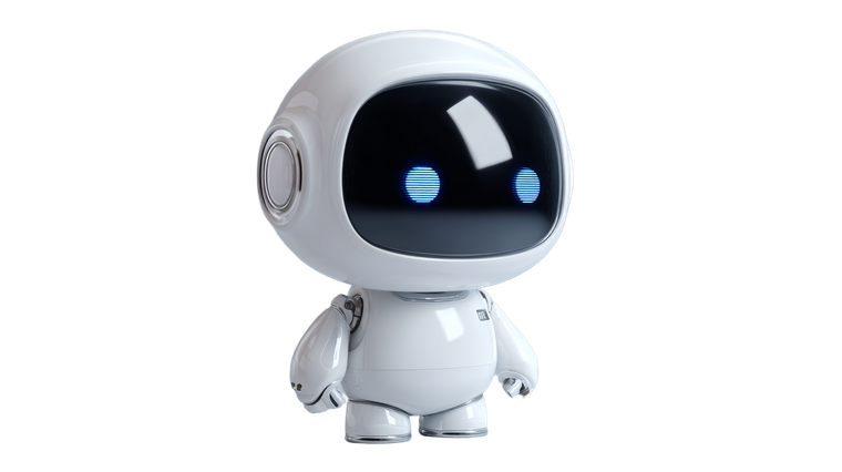 Cute White Robot V13 Vinyl Car Decal Sticker – Waterproof & UV-Resistant 5.4