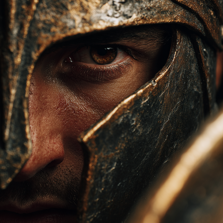 Roman Gladiator Portrait V5 Vinyl Car Decal Sticker – Waterproof & UV-Resistant 3.4133333333333336"