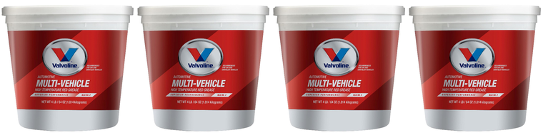 4x Valvoline Lithium Complex Grease | Extreme Pressure | High Temp Protection