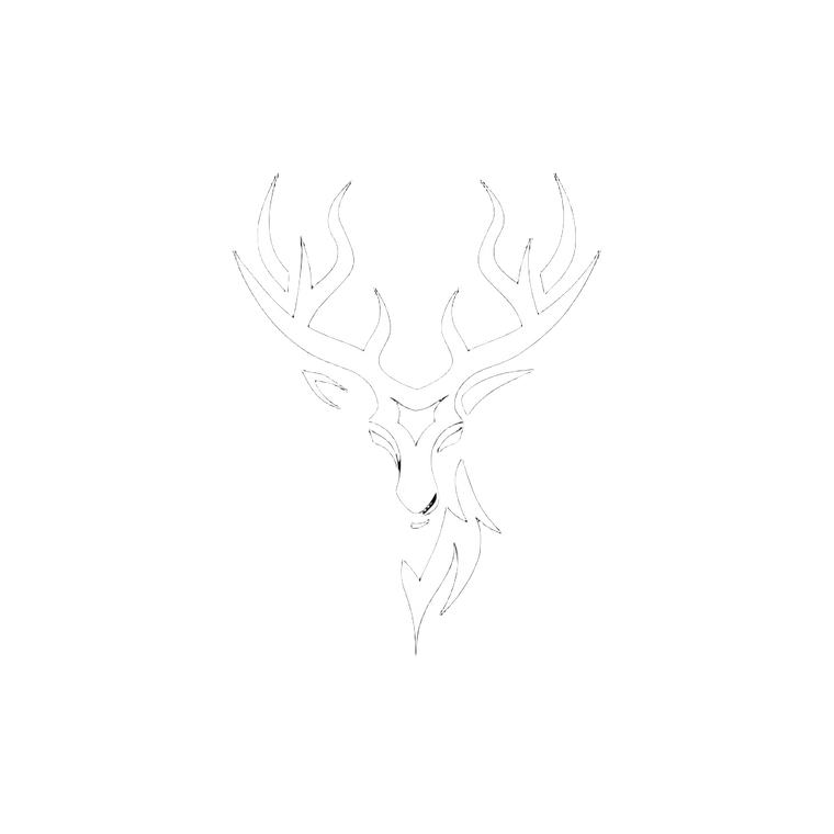Mythical Stag Logo V2 Vinyl Car Decal Sticker – Waterproof & UV-Resistant 6.826666666666667"