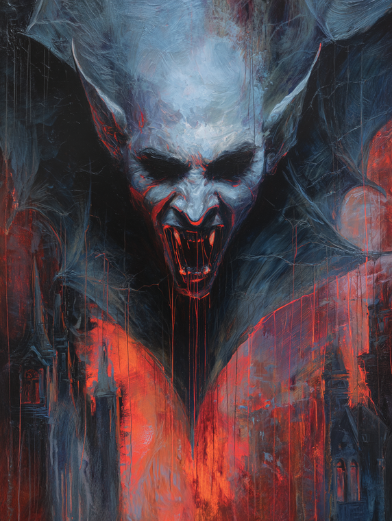 Vampire Transformation V4 Vinyl Car Decal Sticker – Waterproof & UV-Resistant 8.213333333333333"