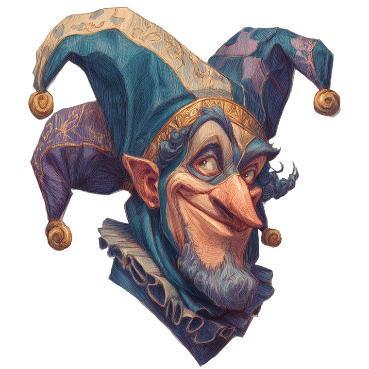 Jester Headshot V2 Vinyl Car Decal Sticker – Waterproof & UV-Resistant 6.826666666666667"