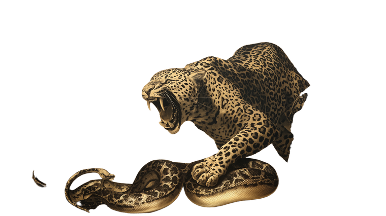 Heroic Leopard Victory Vinyl Car Decal Sticker – Waterproof & UV-Resistant 5.4