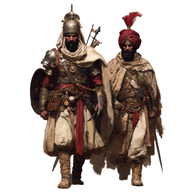 Ancient Fantasy Soldiers V2 Vinyl Car Decal Sticker – Waterproof & UV-Resistant 3.4133333333333336"