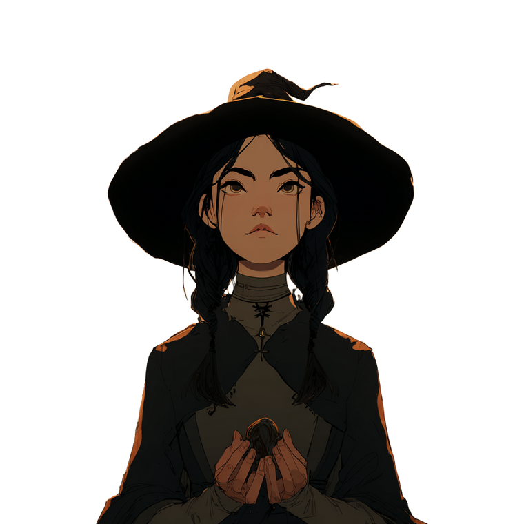 Witch V4 Vinyl Car Decal Sticker – Waterproof & UV-Resistant 3.4133333333333336"